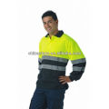 100% Polyester EN471 und ANSI / ISEA Hoch sichtbares Poloshirt